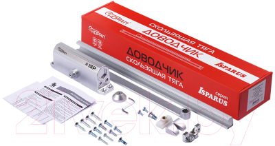 Изображение товара Доводчик с каналом скольжения Нора-М Isparus Slider 430 (серебристый)