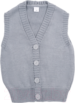 Жилет детский Amarobaby Knit Mild / AB-OD21-KNITM10/11-134 (серый, р. 134)