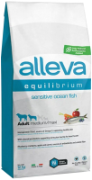 Сухой корм для собак Alleva Equilibrium Сенситив с океанической рыбой / P6008 (12кг) - 
