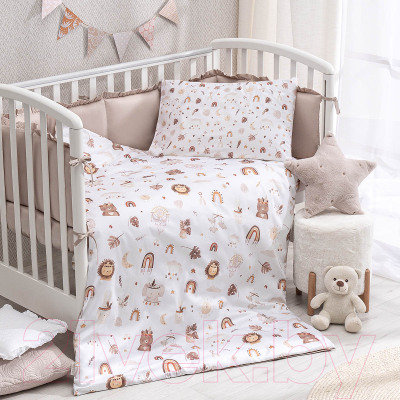 Комплект постельный для малышей Perina Boho / BH3-01.1