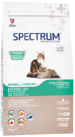 Сухой корм для кошек Spectrum Adult Hairball34 выведение шерсти (2кг) - 