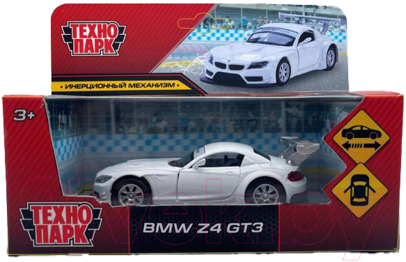 Автомобиль игрушечный Технопарк BMW z-4 gt3 / 67315 — фото 1