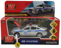 Автомобиль игрушечный Технопарк Hyundai Sonata Полиция / SONATA-12SLPOL-SR - 