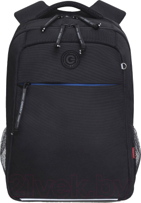 Школьный рюкзак Grizzly RB-356-5 (черный/синий)