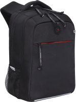 Школьный рюкзак Grizzly RB-356-5 (черный/красный) - 