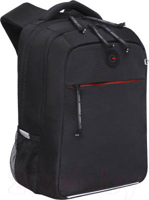 Школьный рюкзак Grizzly RB-356-5 (черный/красный)