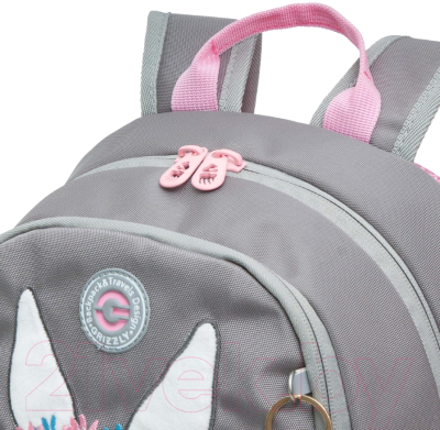 Школьный рюкзак Grizzly RG-363-4 (серый)