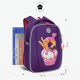 Миниатюра изображения товара Школьный рюкзак Grizzly RAf-392-1 (фиолетовый)