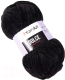 Пряжа для вязания Yarnart Dolce 100% микрополиэстер / 742 (120м, черный) - 
