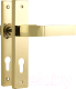 Ручка дверная Нора-М 107-70 (золото) - 