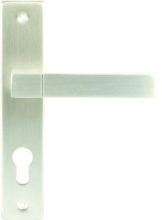 Ручка дверная Нора-М 109-70 (белый жемчуг) - 
