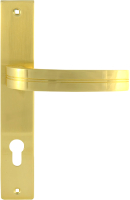 Ручка дверная Нора-М 106-85 (матовое золото) - 