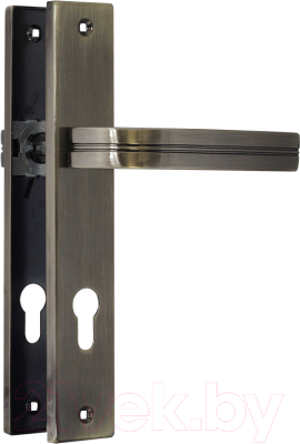 Ручка дверная Нора-М 106-85мм (старая бронза)