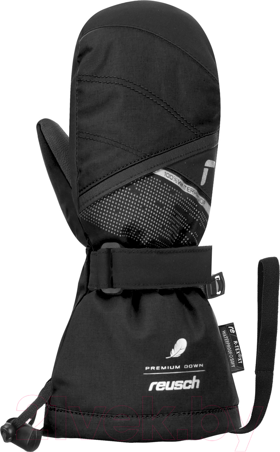 Варежки лыжные Reusch Kaden Down R-Tex Xt / 6285562-7700 (р-р 2, Black)
