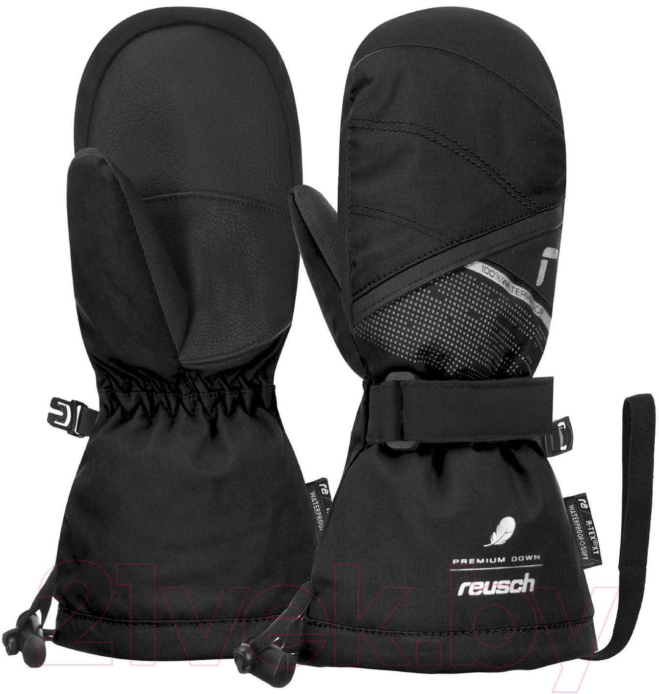 Варежки лыжные Reusch Kaden Down R-Tex Xt / 6285562-7700 (р-р 2, Black) — фото 3