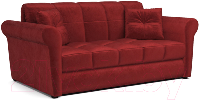 Диван Mebel-Ars Гранд (бархат красный Star Velvet 3 Dark Red)