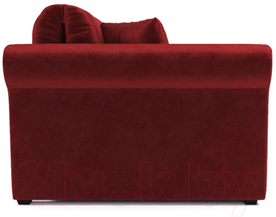 Диван Mebel-Ars Гранд (бархат красный Star Velvet 3 Dark Red)