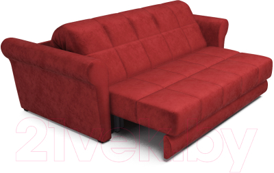 Диван Mebel-Ars Гранд (бархат красный Star Velvet 3 Dark Red)