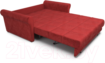 Диван Mebel-Ars Гранд (бархат красный Star Velvet 3 Dark Red)