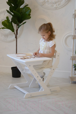 Комплект мебели с детским столом Конек Горбунек Конек-мини (белый)
