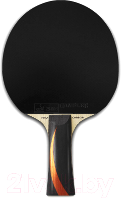 Ракетка для настольного тенниса Gambler X Fast Carbon X3d / GRC-17 (коническая)