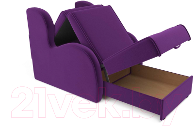 Кресло-кровать Mebel-Ars Атлант (фиолетовый)
