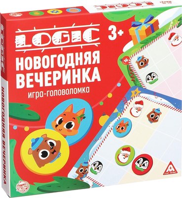 

Развивающая игра, Logic. Новогодняя вечеринка / 6939375