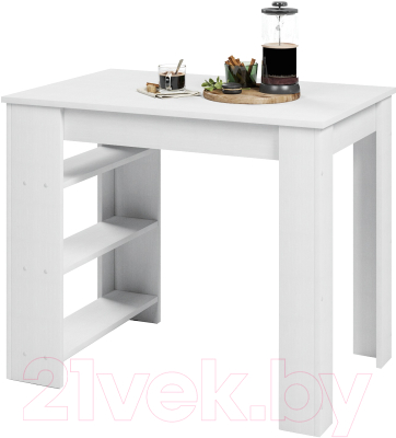 Обеденный стол ГМЦ Vkus 90x60 (белый)