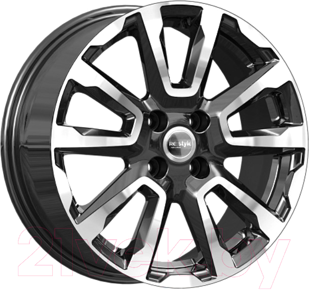 Литой диск K&K КС1026 Logan 16x6.5" 4x100мм DIA 60.1мм ET 45мм Алмаз черный