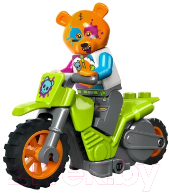 Конструктор Lego City Трюковый мотоцикл медведя / 60356