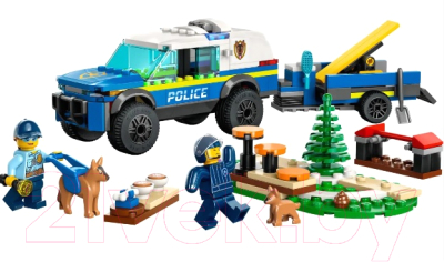 Конструктор Lego City Дрессировка полицейской собаки на выезде / 60369