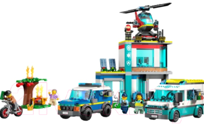 Конструктор Lego City Штаб аварийных транспортных средств / 60371