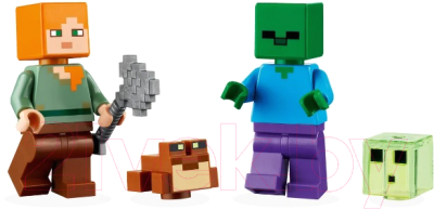 Конструктор Lego Minecraft Болотное приключение / 21240