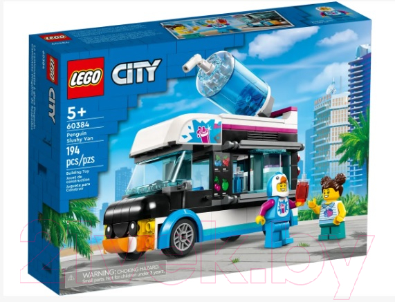 Конструктор Lego City Фургон для шейков Пингвин / 60384