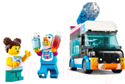 Конструктор Lego City Фургон для шейков Пингвин / 60384