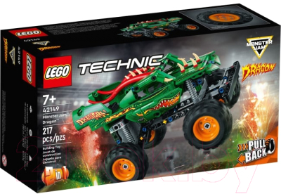 Конструктор Lego Technic Монстер Джем Дракон / 42149