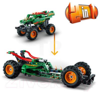 Конструктор Lego Technic Монстер Джем Дракон / 42149