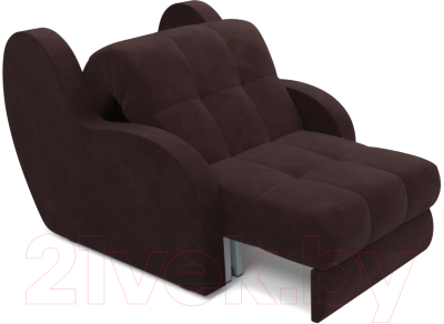 Кресло-кровать Mebel-Ars Аккордеон Барон (велюр шоколад HB-178 16)
