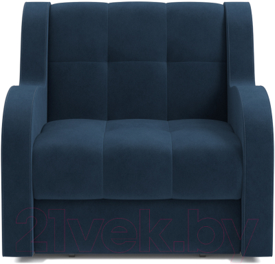 Кресло-кровать Mebel-Ars Аккордеон Барон (темно-синий Luna 034)