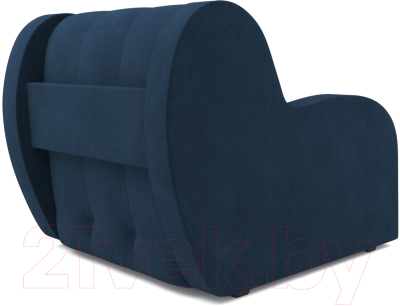 Кресло-кровать Mebel-Ars Аккордеон Барон (темно-синий Luna 034)