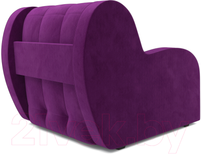 Кресло-кровать Mebel-Ars Аккордеон Барон (фиолетовый)