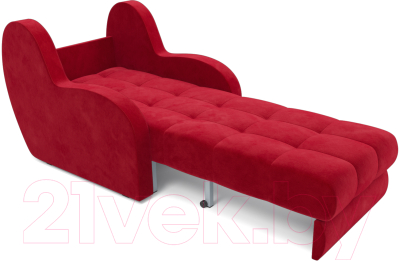 Кресло-кровать Mebel-Ars Аккордеон Барон (кордрой красный)
