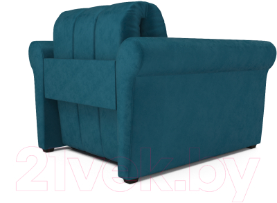 Кресло-кровать Mebel-Ars Гранд (бархат сине-зеленый/Star Velvet 43 Black Green)