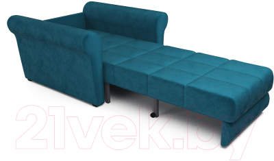 Кресло-кровать Mebel-Ars Гранд (бархат сине-зеленый/Star Velvet 43 Black Green)