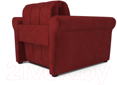 Кресло-кровать Mebel-Ars Гранд (бархат красный Star Velvet 3 Dark Red)