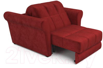 Кресло-кровать Mebel-Ars Гранд (бархат красный Star Velvet 3 Dark Red)