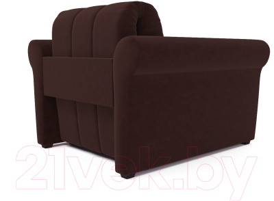 Кресло-кровать Mebel-Ars Гранд (коричневый Luna 092)