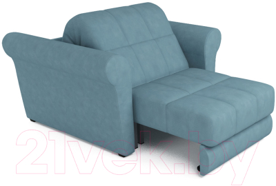 Кресло-кровать Mebel-Ars Гранд (голубой Luna 089)