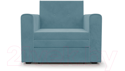 Кресло-кровать Mebel-Ars Санта (голубой Luna 089)