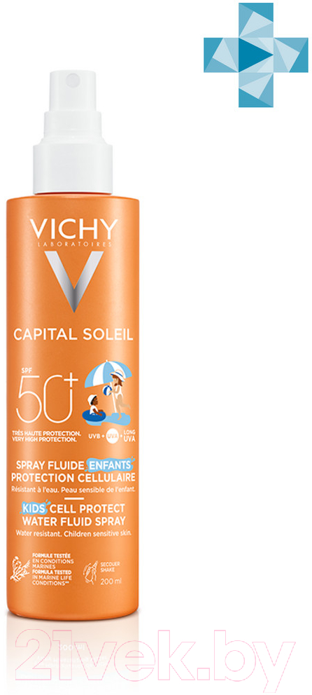 Спрей солнцезащитный Vichy Capital Soleil Для детей легкий водостойкий SPF50+